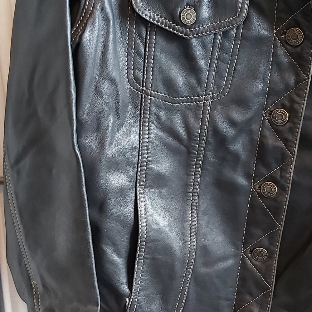 GAP Leather Jacket - Picture 4 of 7